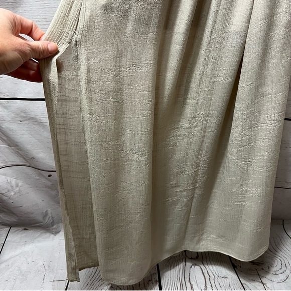 Nwt Ab Studio Ruffle Double Slit Maxi - Picture 8 of 13